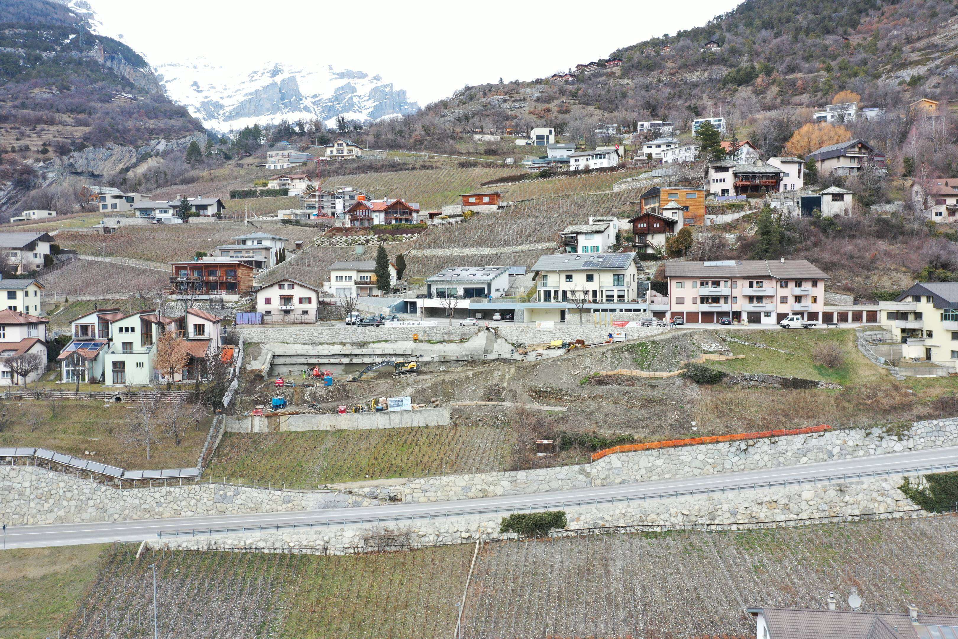 Überbauung in Leuk