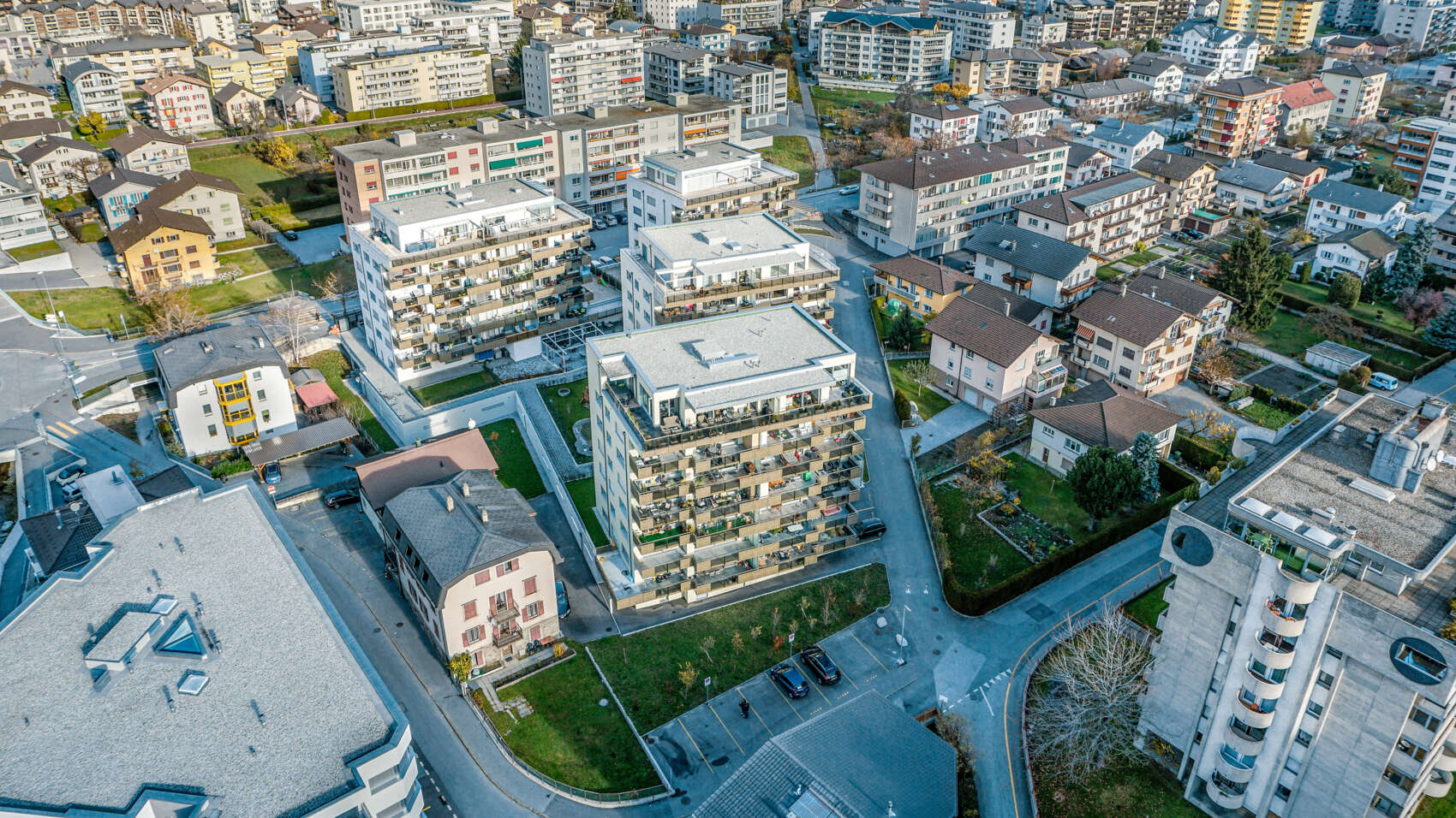 "Amerika" - Überbauung Naters