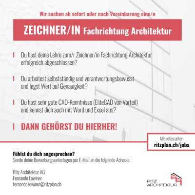 Wir suchen dich...