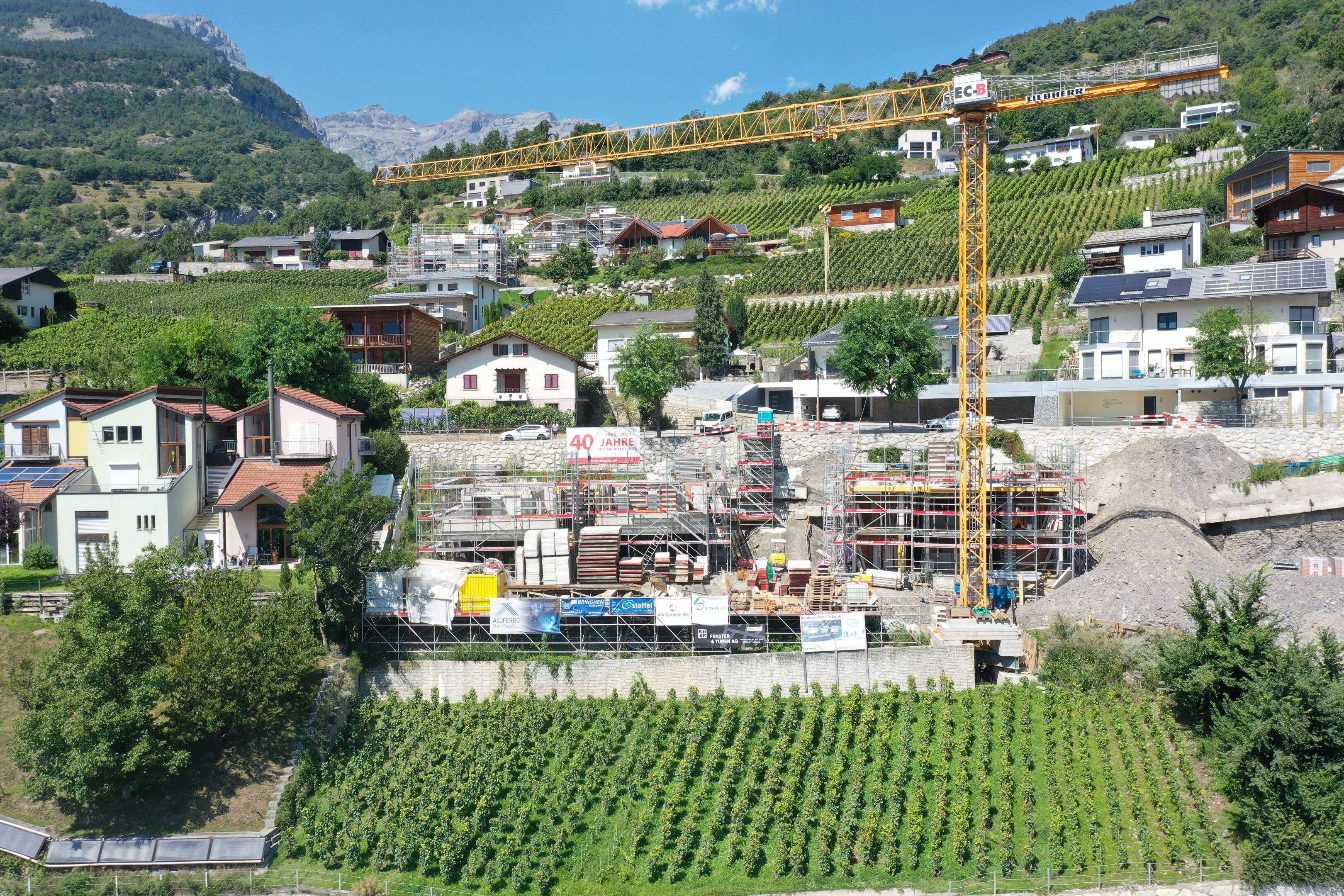 Überbauung in Leuk