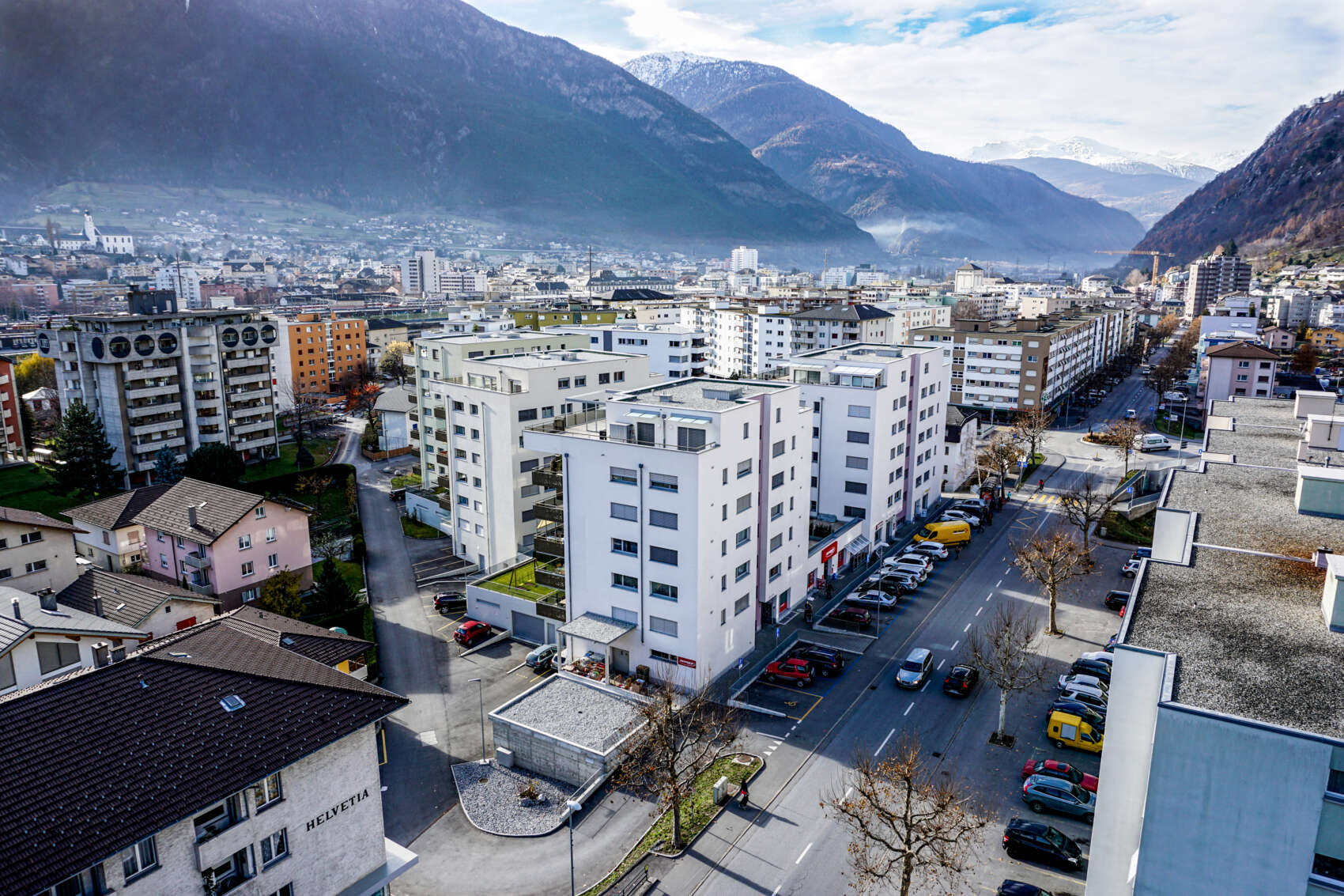 "Amerika" - Überbauung Naters