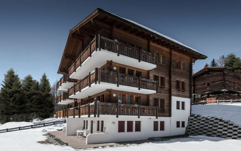 Ferienhaus Vieux Valais C 3½-Zimmerwohnung 1.OG West  «Riegger»