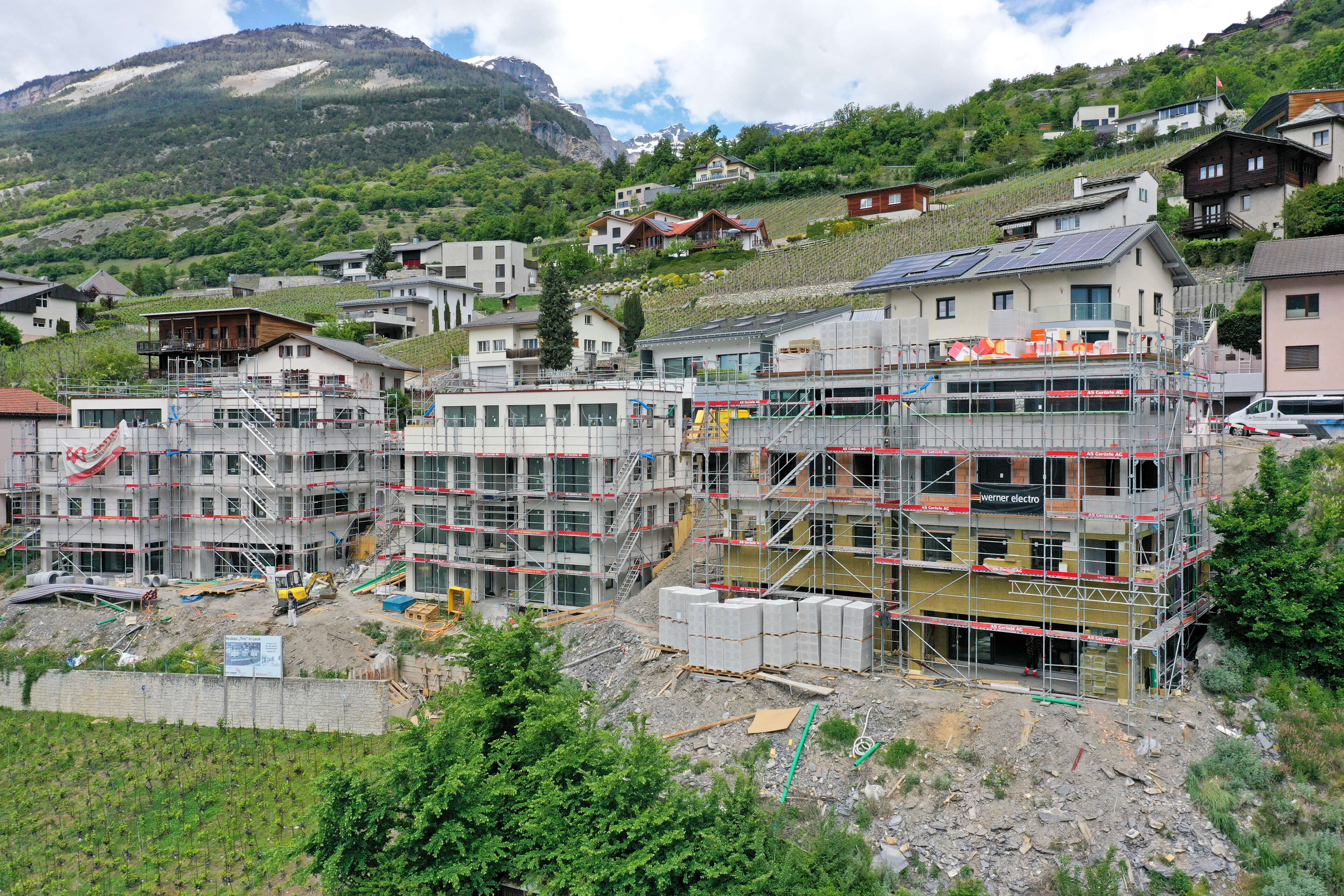 Überbauung in Leuk