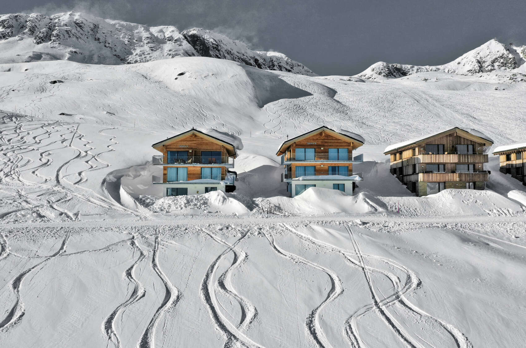 Ferienresidenz auf der Fiescheralp, Talblick