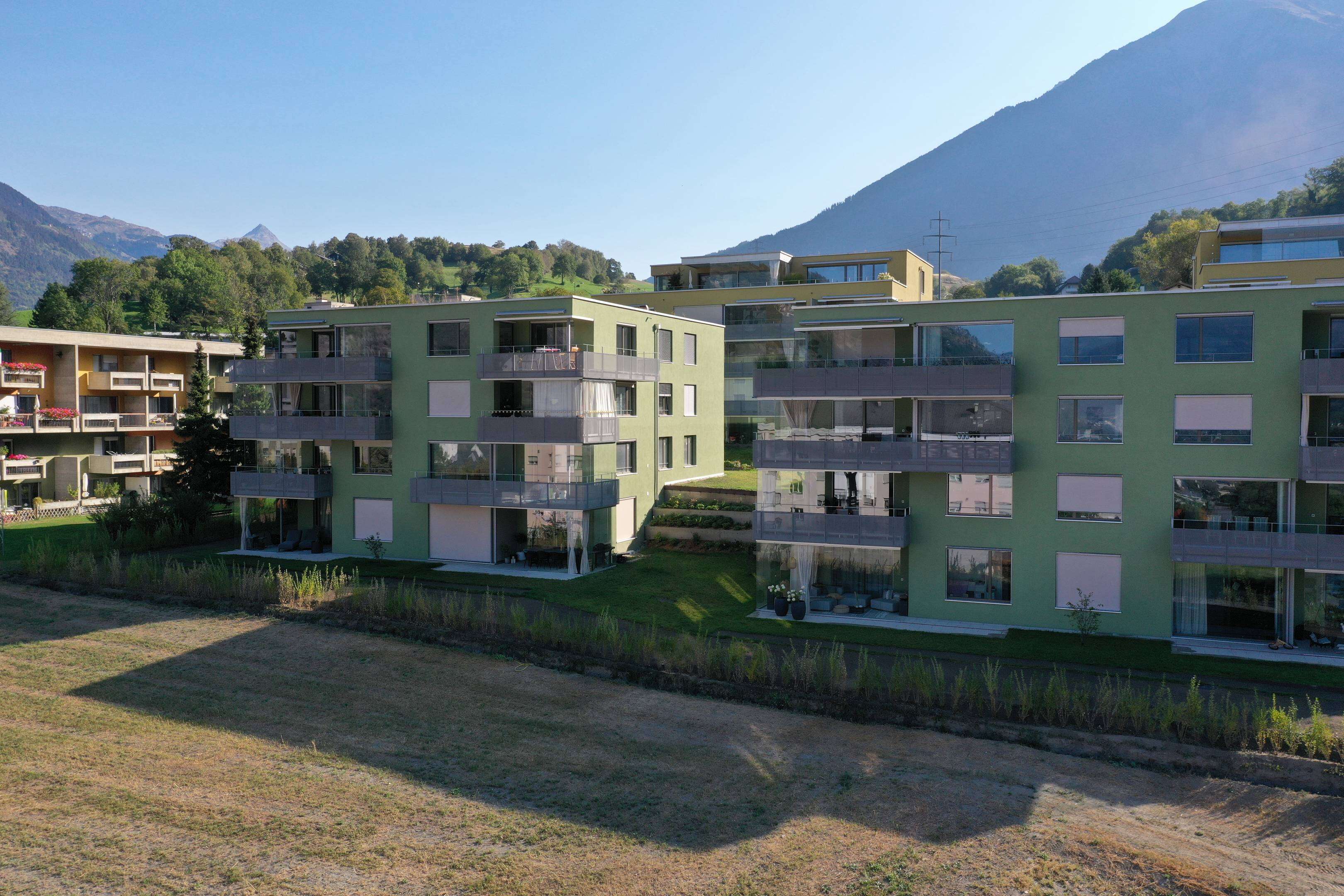 "Bachhalteweg" - Überbauung in Brig