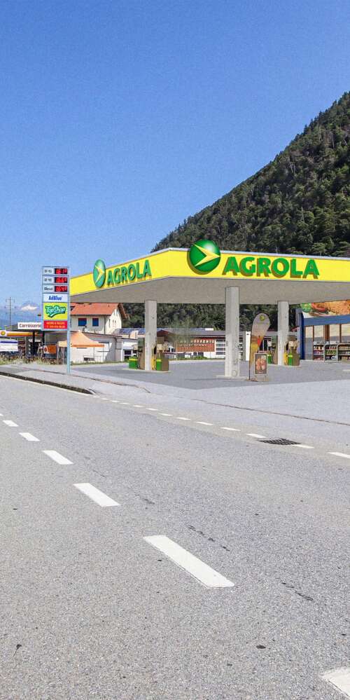 Bau Tankstelle Steg