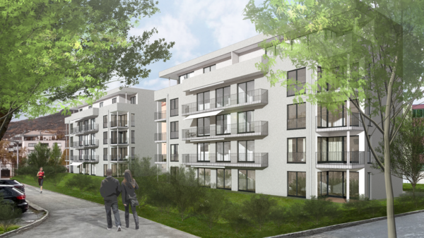 Visualisierung Mischipark - Überbauung in Visp