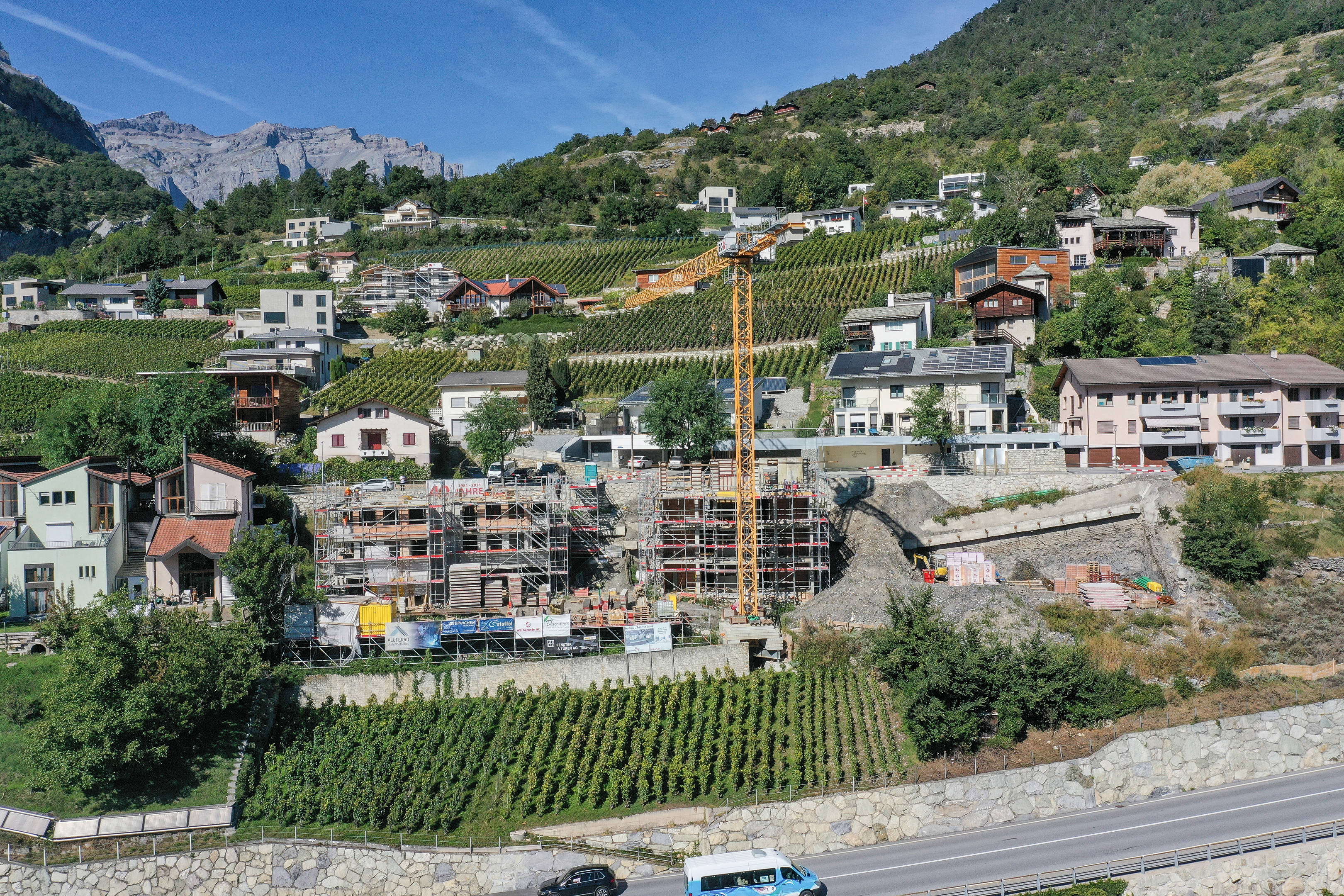 Überbauung in Leuk