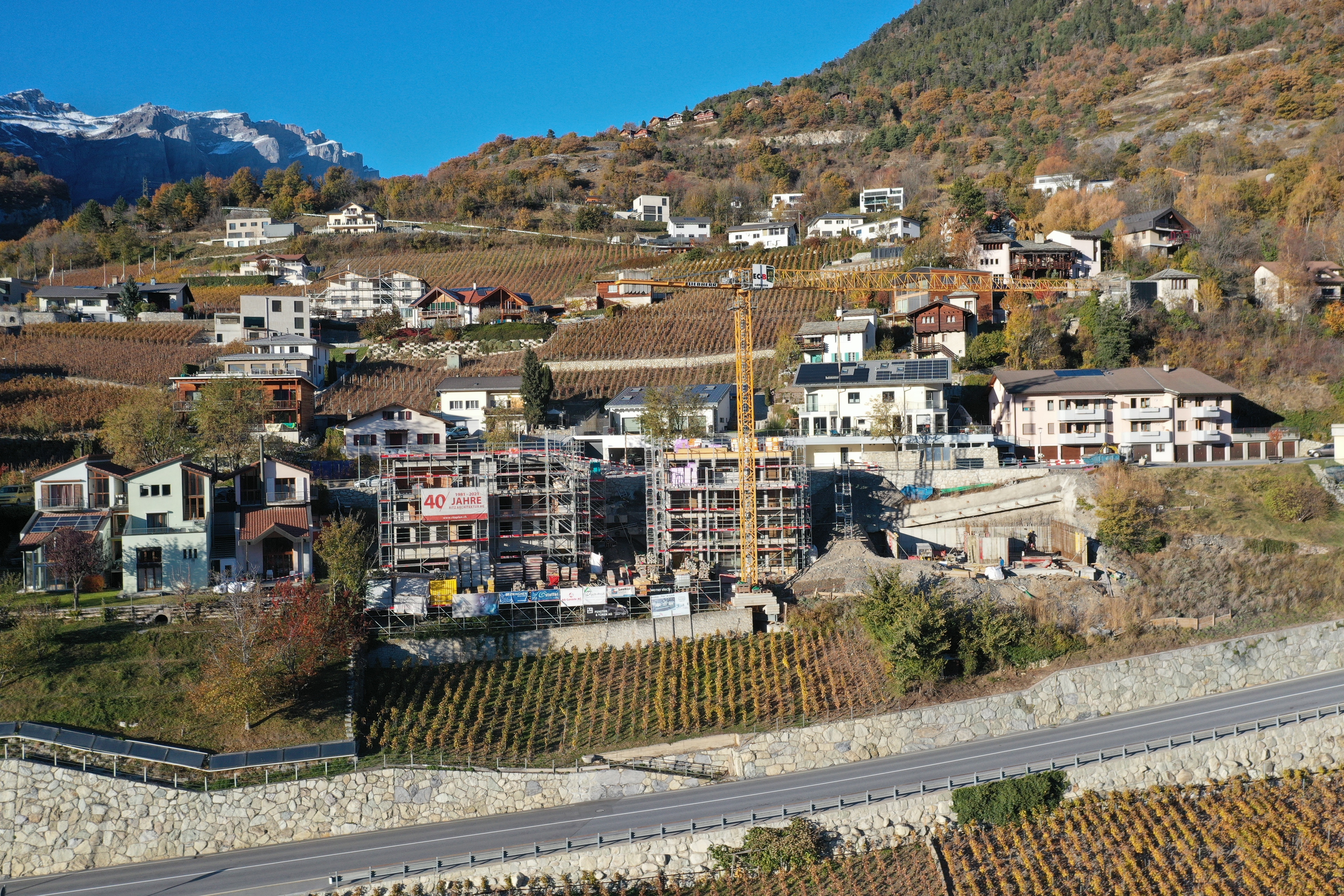 Überbauung in Leuk