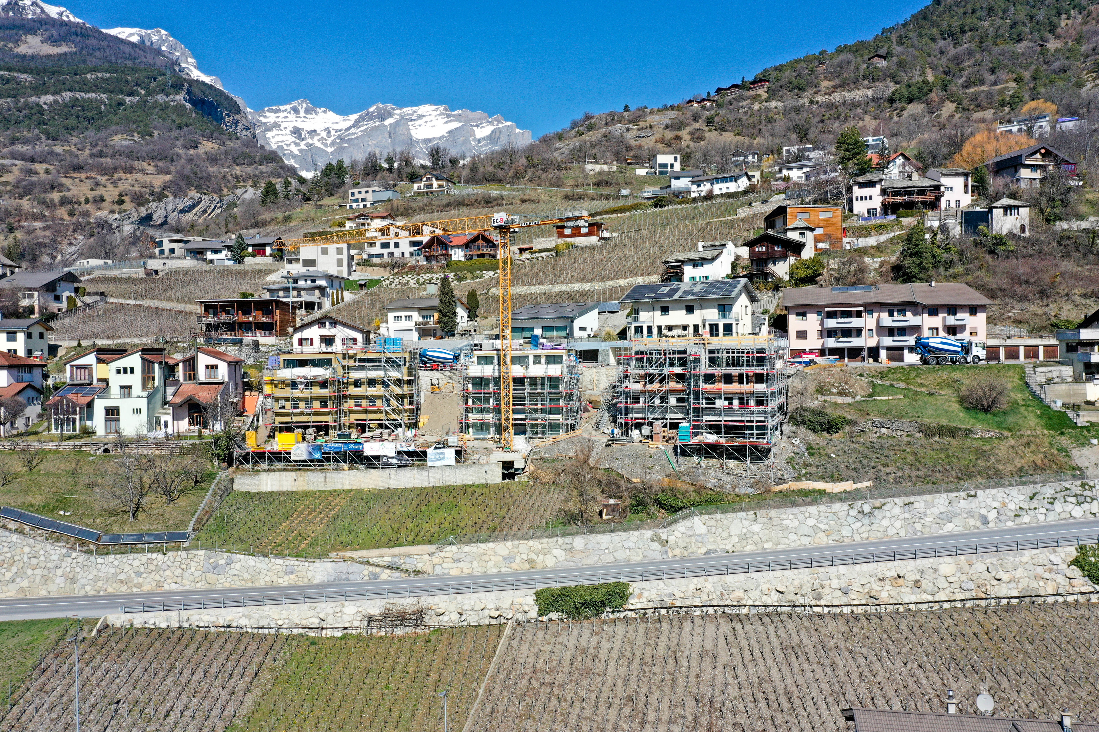Überbauung in Leuk