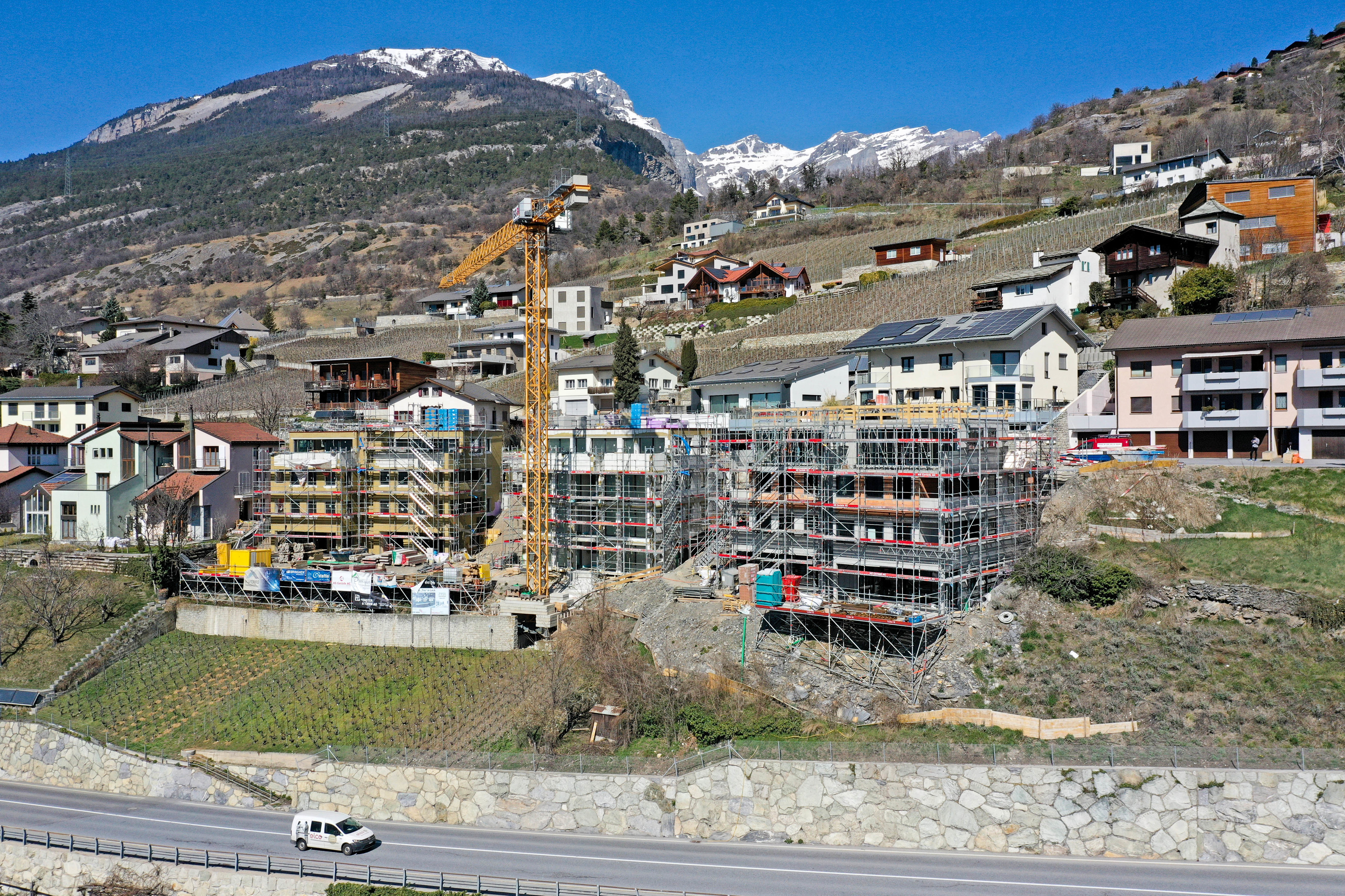 Überbauung in Leuk